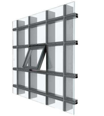 200 Invisible Frame Curtain Wall