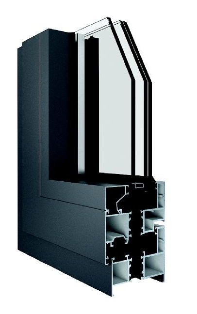 WY-76FH Thermal Break Fire Resistant Casement Window Vertical