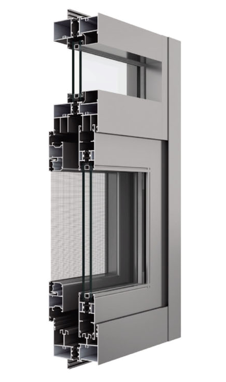 wGTP90 Thermal Break Sliding Window With Casement Gauze