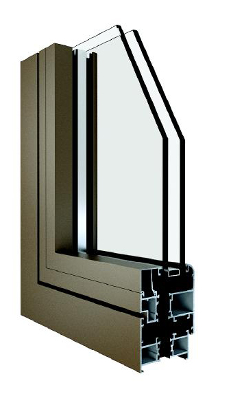 WY-E65GR Thermal Break Outward Open Casement Window